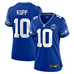 Cooper Kupp Seattle Seahawks Women's Alternate 50th Season Game Jersey - Royal Jerseys