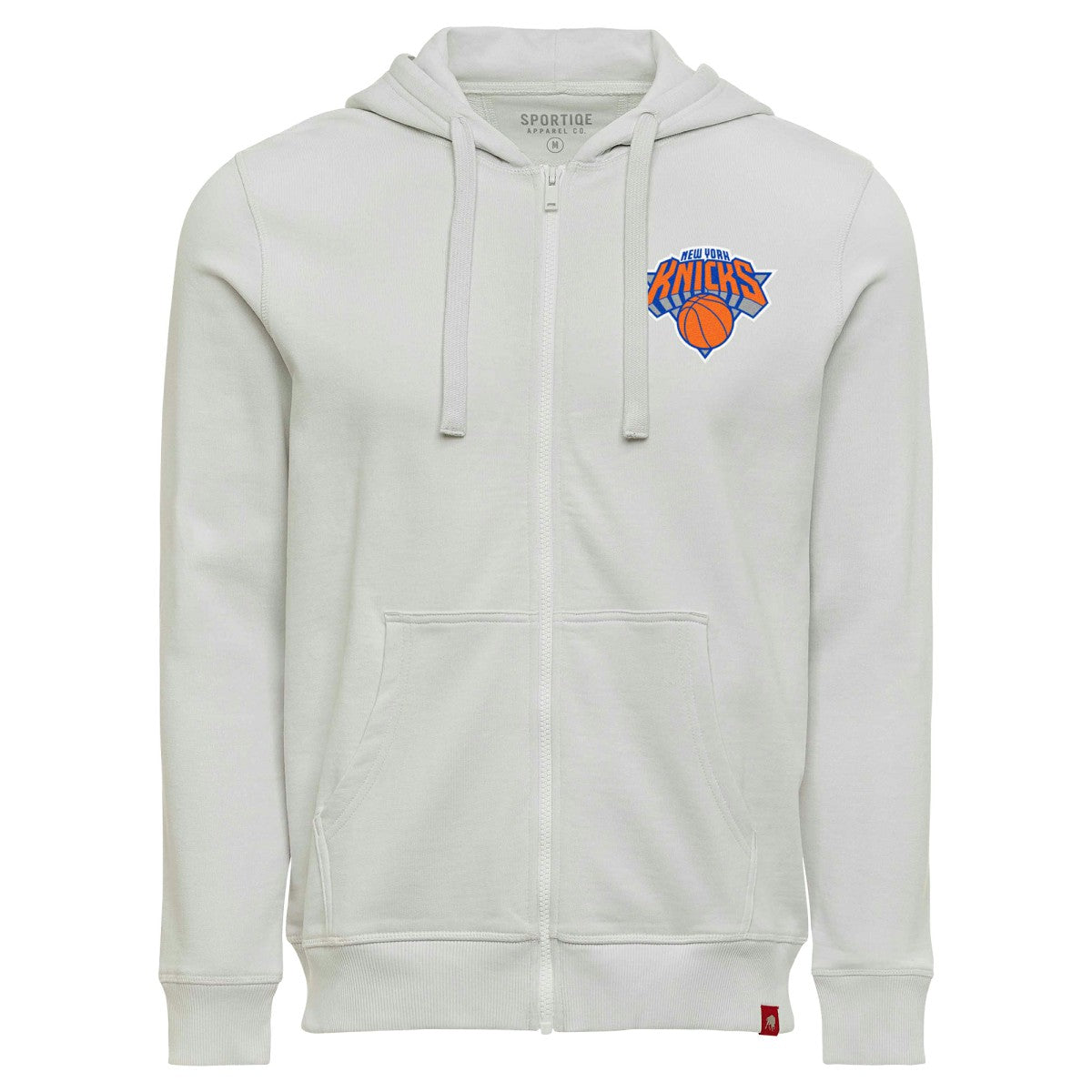 New York Knicks Sportiqe Buxton Premium Full-Zip Hoodie Gray
