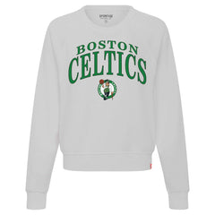 Boston Celtics Sportiqe Women's Genuine Issue Collection Ashlyn Cropped Sweatshirt Gray outlet
