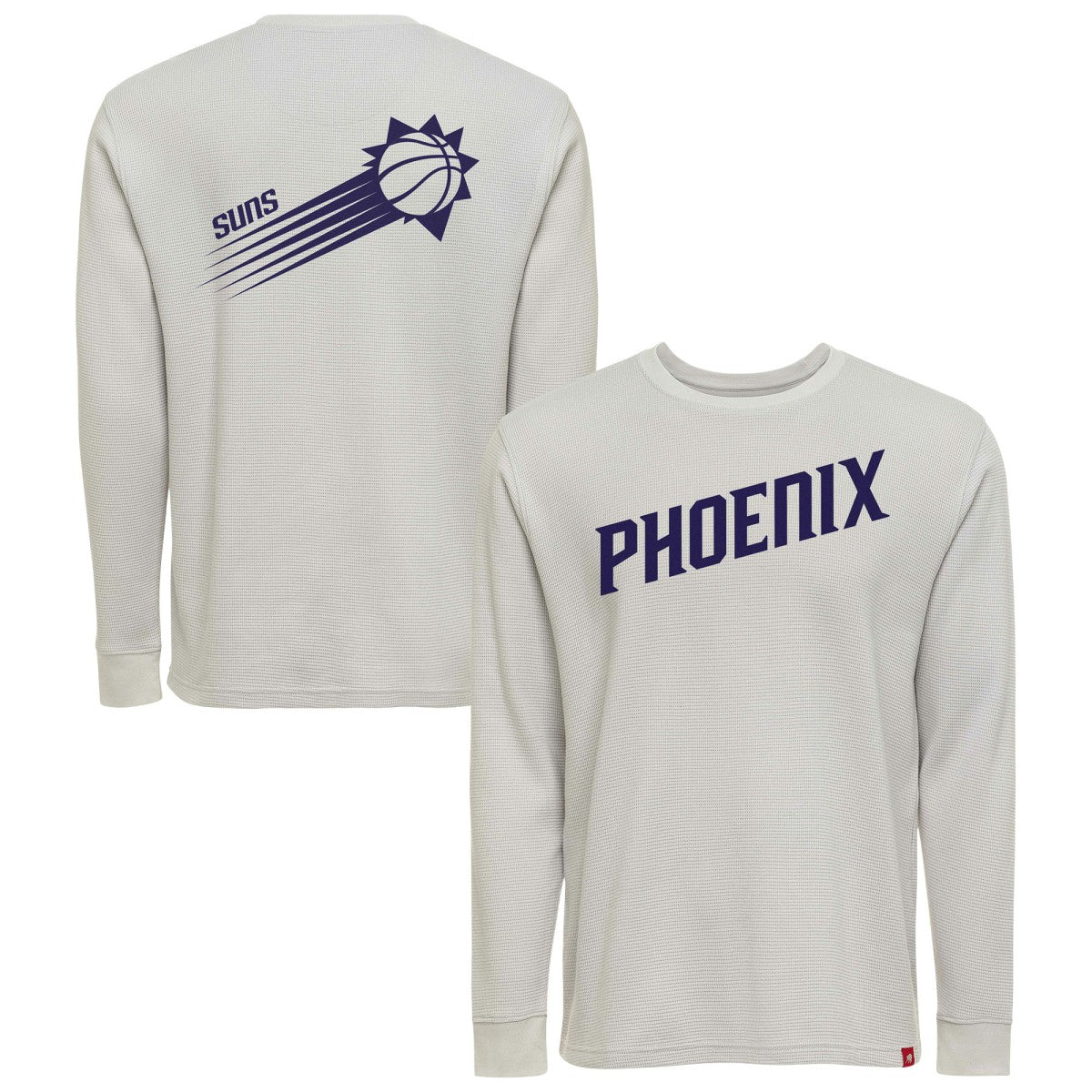 Phoenix Suns Sportiqe Unisex Afton Thermal Long Sleeve T-Shirt Gray