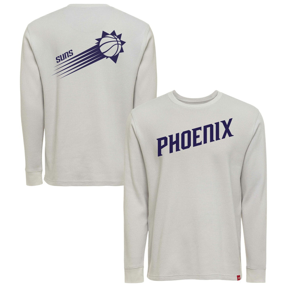 Phoenix Suns Sportiqe Unisex Afton Thermal Long Sleeve T-Shirt Gray