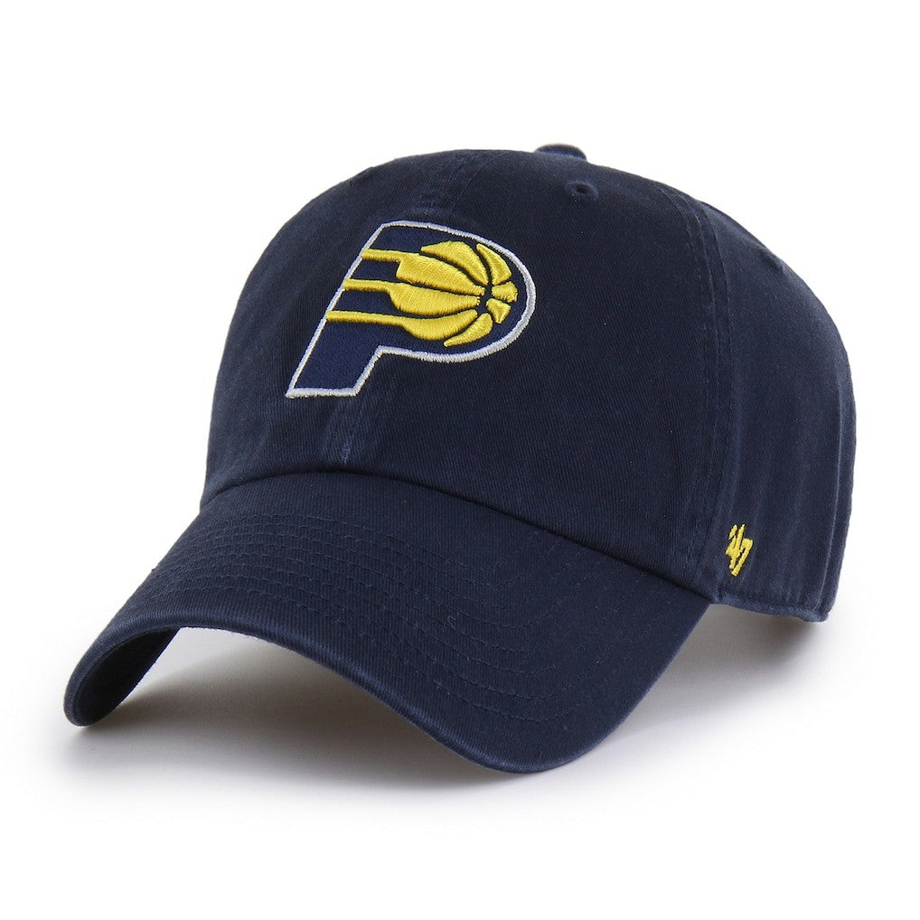 Indiana Pacers '47 Core Logo Clean Up Adjustable Hat Navy - 47 brand