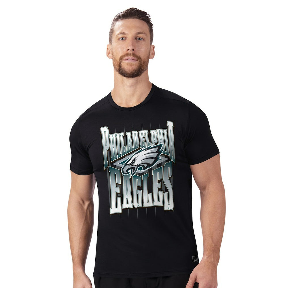 Philadelphia Eagles MSX by Michael Strahan Men's T-Shirt - Black T-shirts