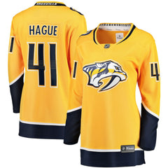Nicolas Hague Nashville Predators Fanatics Women's Home Breakaway Jersey - Gold | US 203363995