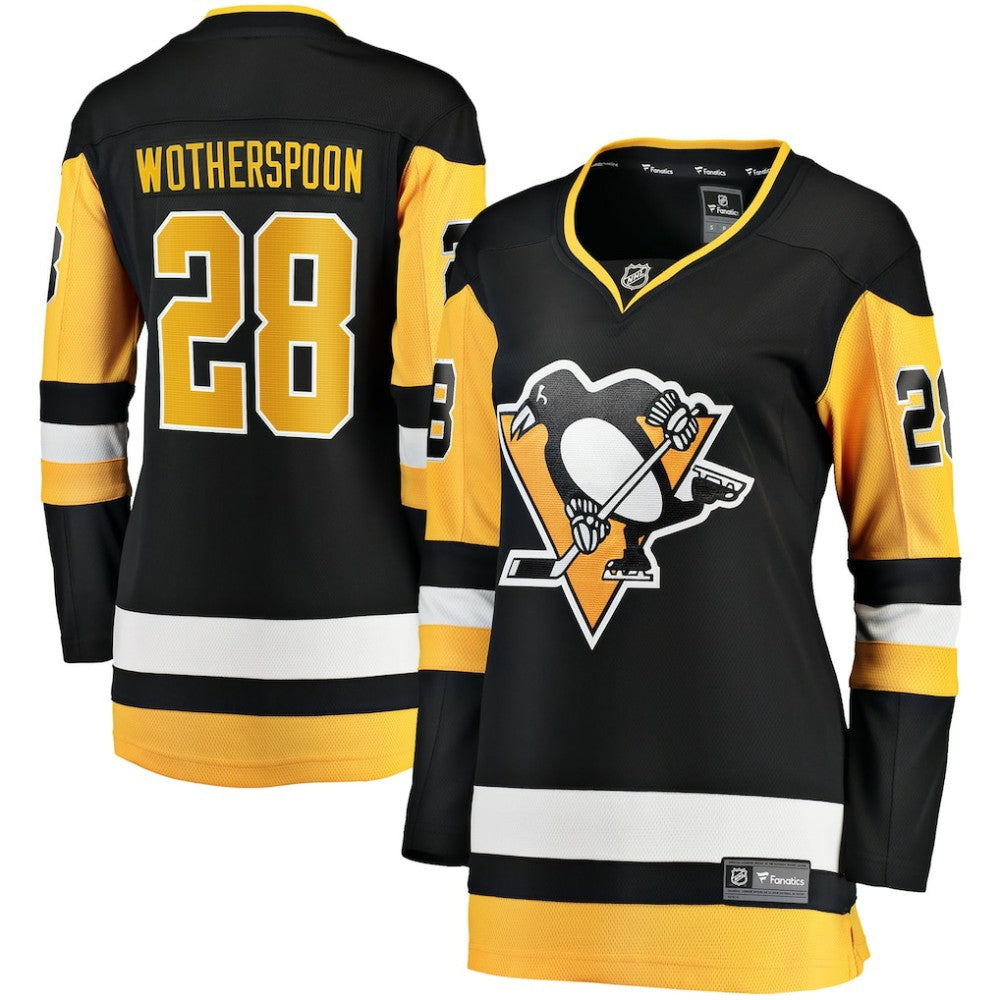 Parker Wotherspoon Pittsburgh Penguins Fanatics Women's Home Breakaway Jersey - Black | US 203363999