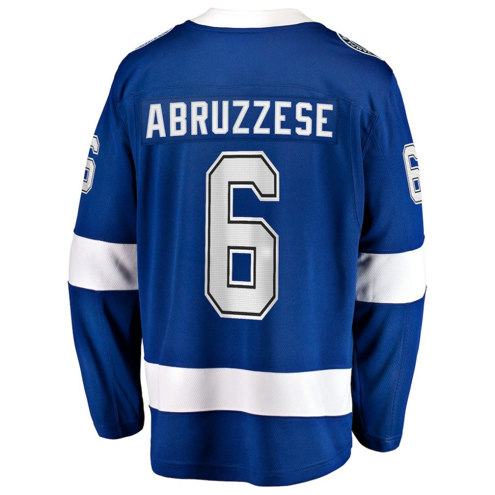 Nick Abruzzese Tampa Bay Lightning Fanatics Home Breakaway Jersey - Blue | US 203364004