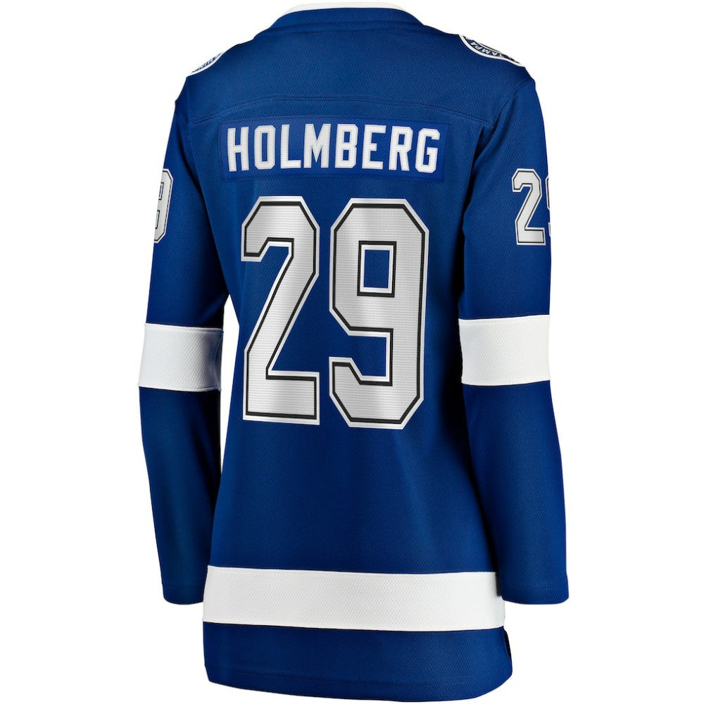 Pontus Holmberg Tampa Bay Lightning Fanatics Women's Home Breakaway Jersey - Blue | US 203364007