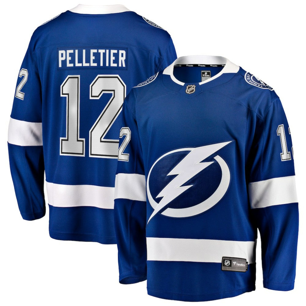 Jakob Pelletier Tampa Bay Lightning Fanatics Home Breakaway Jersey - Blue | US 203364012
