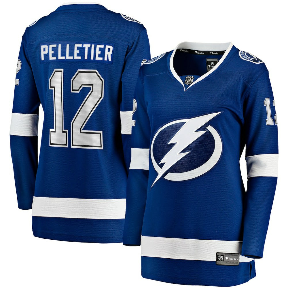 Jakob Pelletier Tampa Bay Lightning Fanatics Women's Home Breakaway Jersey - Blue | US 203364013