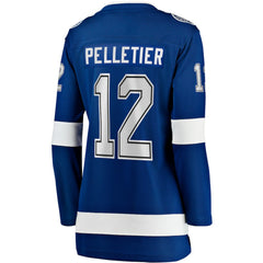 Jakob Pelletier Tampa Bay Lightning Fanatics Women's Home Breakaway Jersey - Blue | US 203364013
