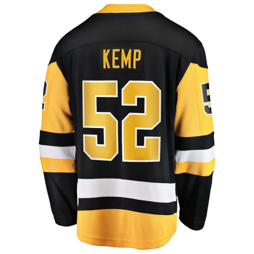 Philip Kemp Pittsburgh Penguins Fanatics Home Breakaway Jersey - Black | US 203364016