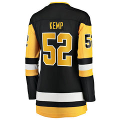 Philip Kemp Pittsburgh Penguins Fanatics Women's Home Breakaway Jersey - Black | US 203364017