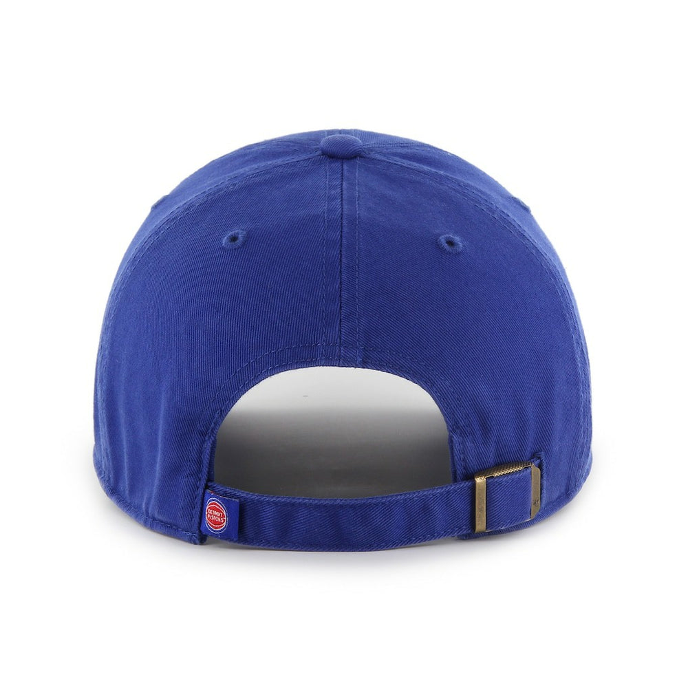 Detroit Pistons '47 Alternate Core Logo Clean Up Adjustable Hat Royal - 47 brand