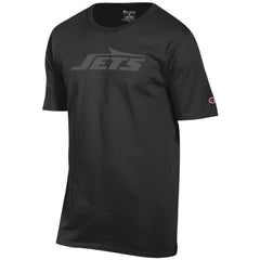New York Jets Champion Tonal Logo T-Shirt - Black T-shirts