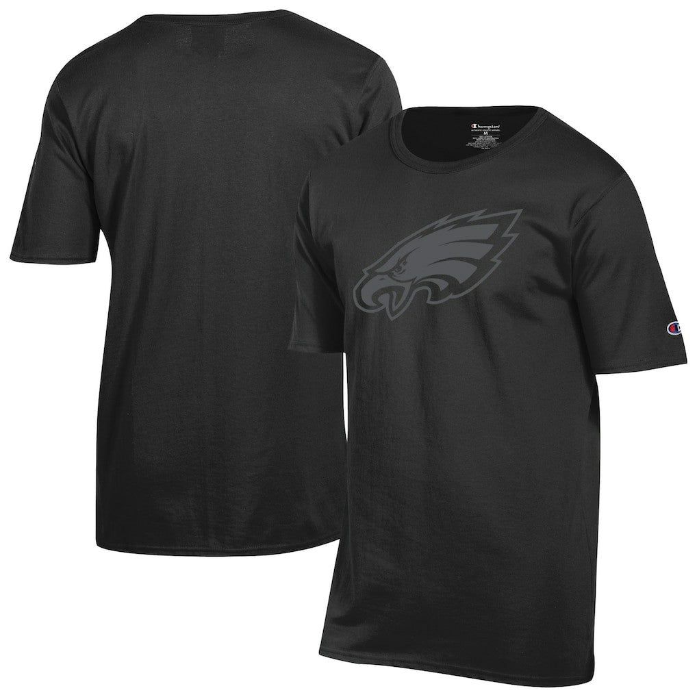 Philadelphia Eagles Champion Tonal Logo T-Shirt - Black T-shirts