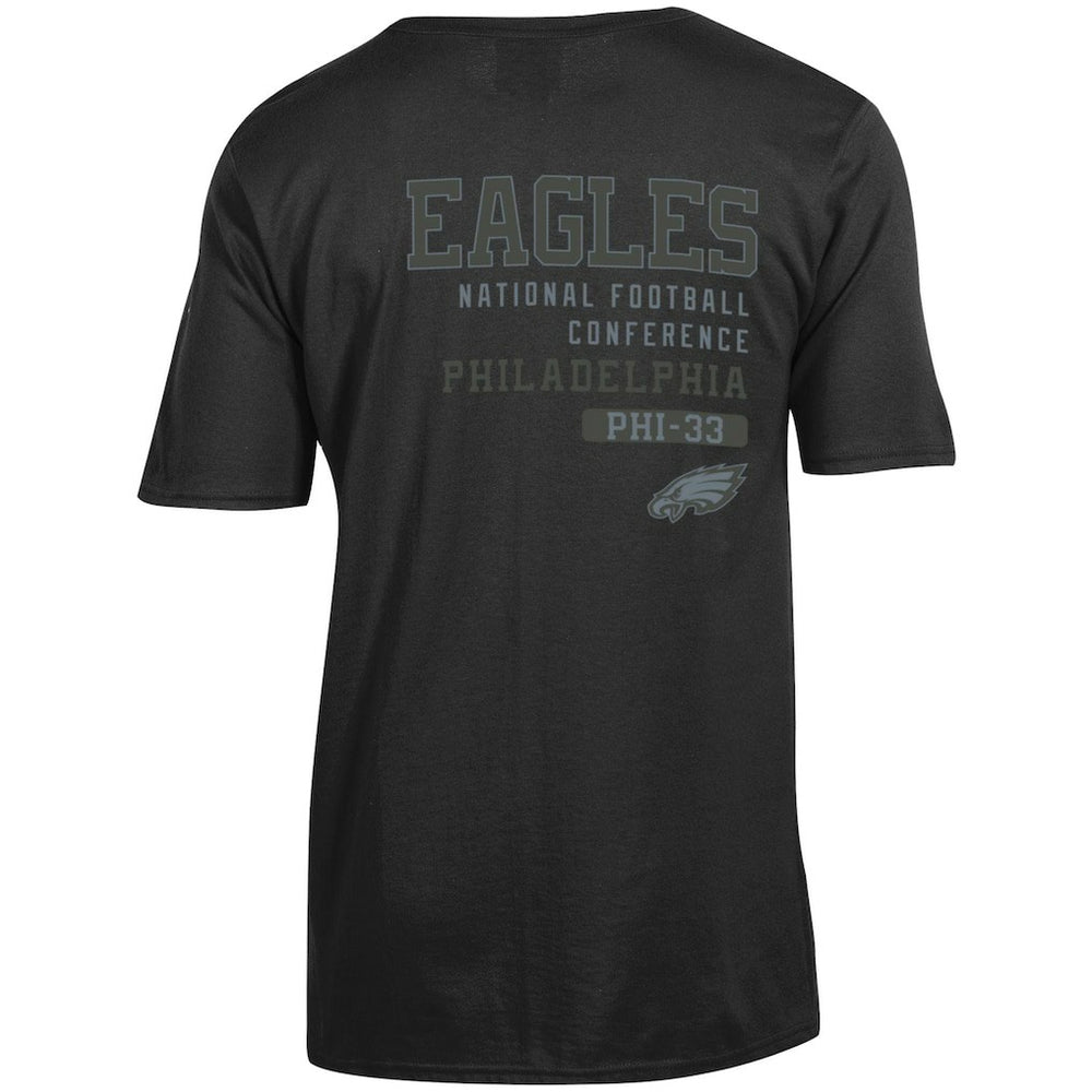 Philadelphia Eagles Champion Tonal Logo T-Shirt - Black T-shirts