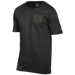 New York Giants Champion Tonal Logo T-Shirt - Black T-shirts