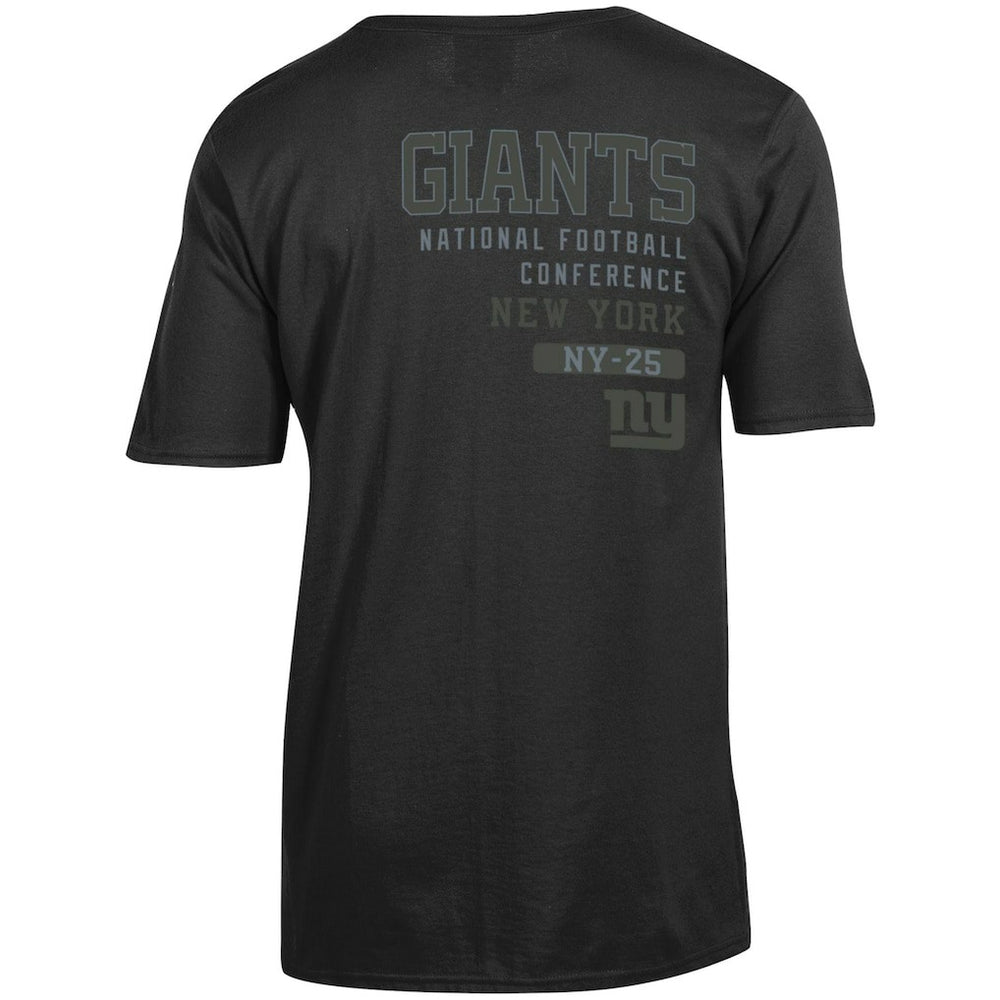 New York Giants Champion Tonal Logo T-Shirt - Black T-shirts