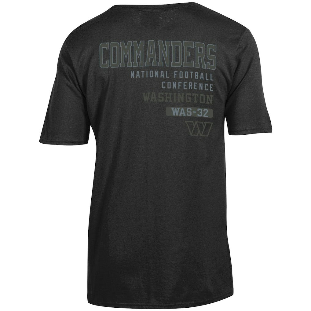 Washington Commanders Champion Tonal Logo T-Shirt - Black T-shirts