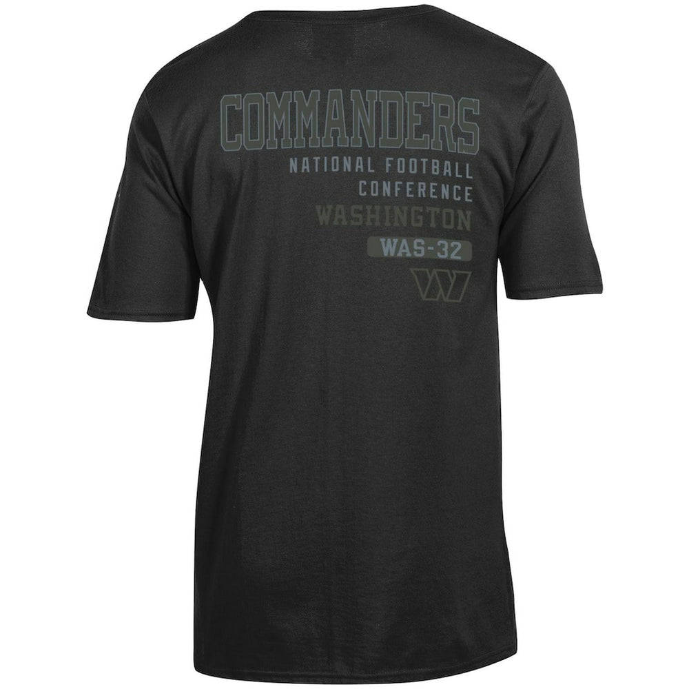 Washington Commanders Champion Tonal Logo T-Shirt - Black T-shirts