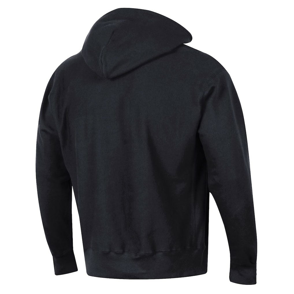 Washington Commanders Champion Tonal Reverse Weave Fleece Hoodie - Black Hoodies