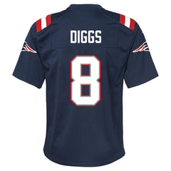 Stefon Diggs New England Patriots Youth Team Game Jersey - Navy Jerseys