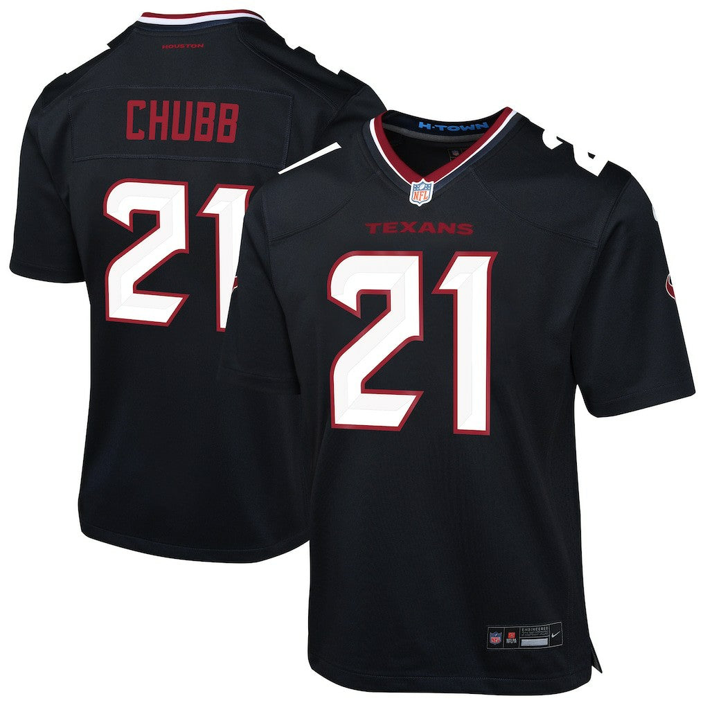 Nick Chubb Houston Texans Youth Team Game Jersey - Navy Jerseys