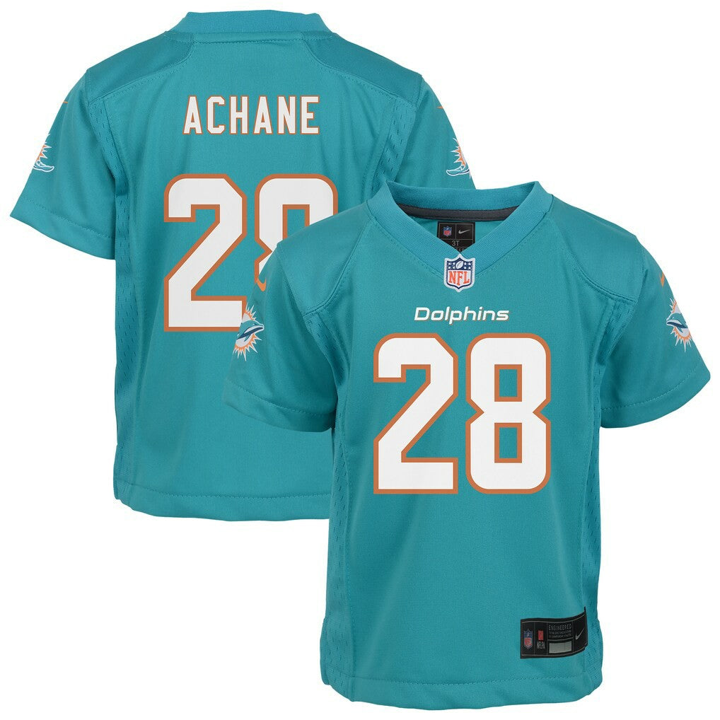 De’Von Achane Miami Dolphins Preschool Team Game Jersey - Aqua Jerseys