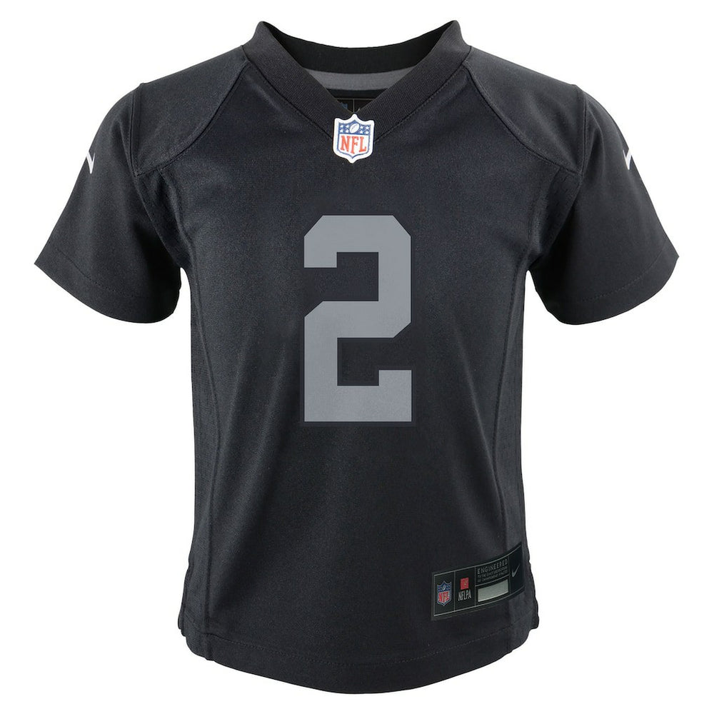 Ashton Jeanty Las Vegas Raiders Preschool Team Player Game Jersey - Black Jerseys