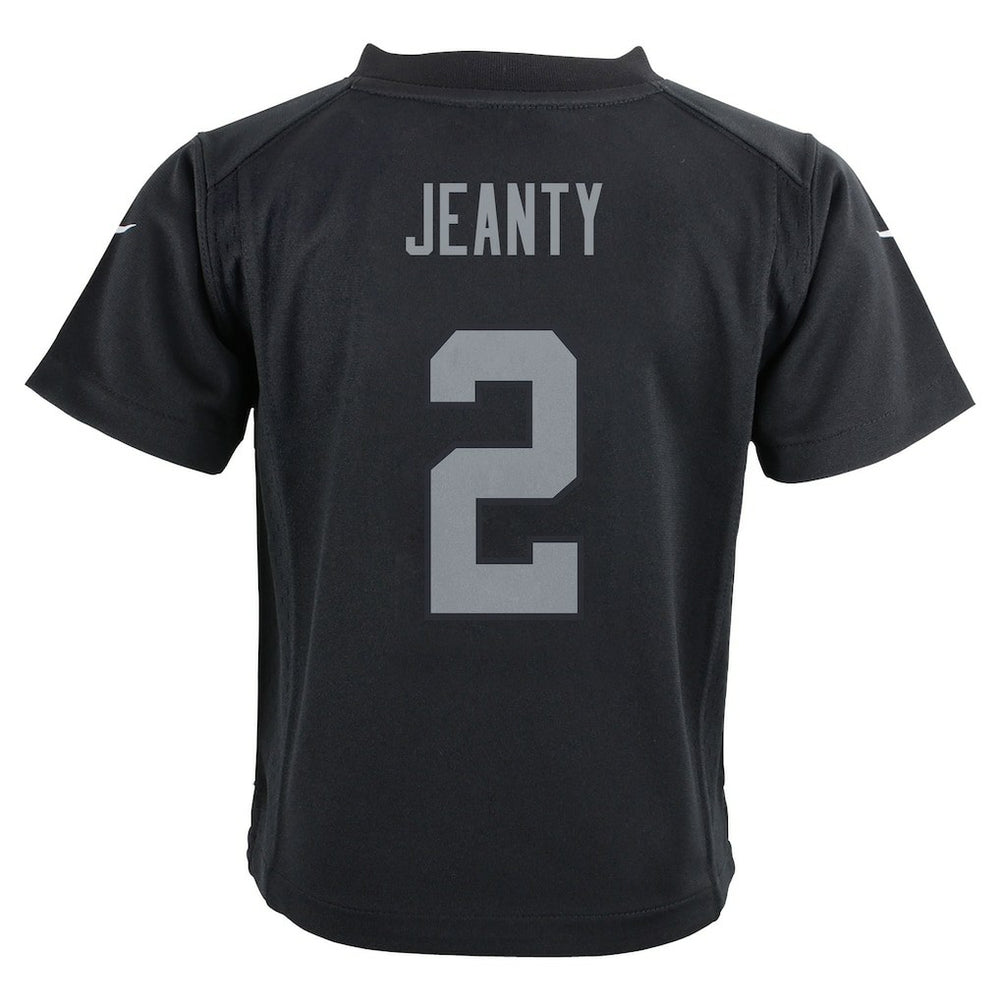 Ashton Jeanty Las Vegas Raiders Preschool Team Player Game Jersey - Black Jerseys