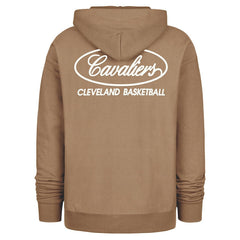Cleveland Cavaliers '47 Triple Double Foundation Premium Hoodie Sweatshirt Khaki - 47 brand