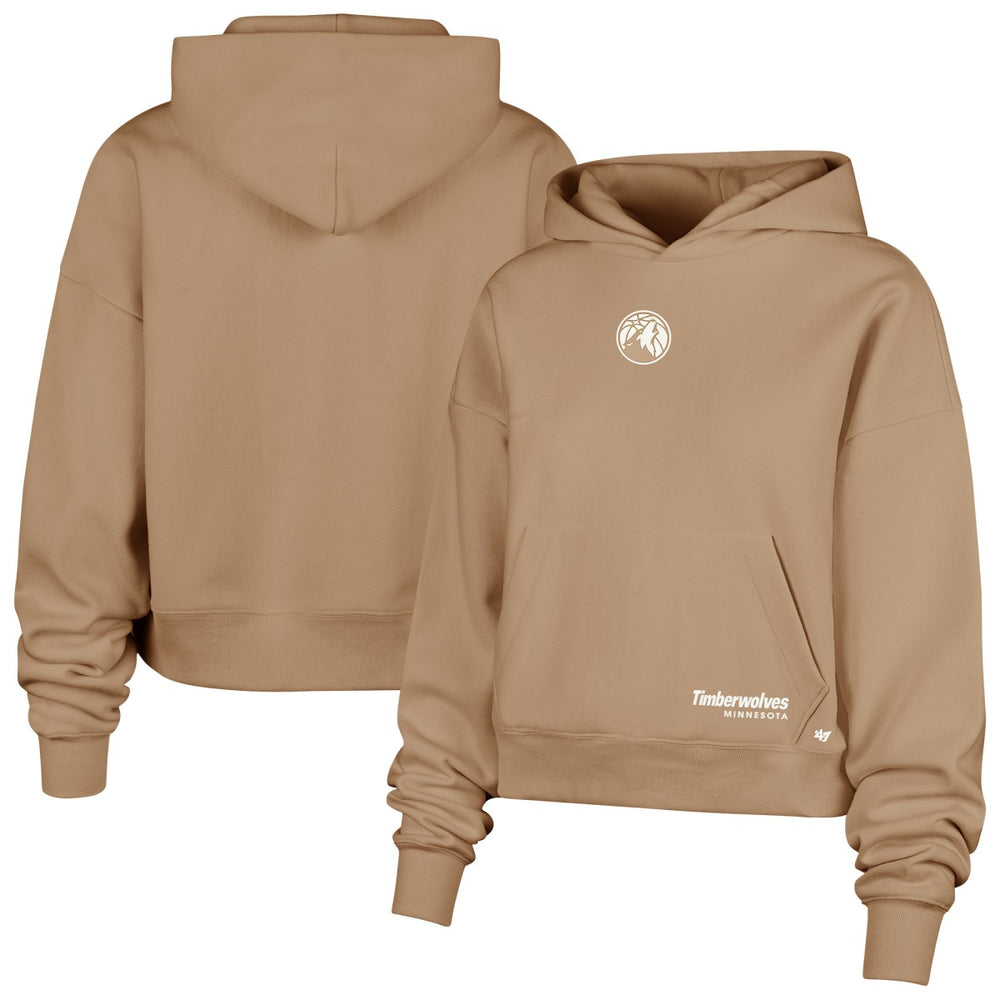 Minnesota Timberwolves '47 Sue Foundation Hoodie Sweatshirt Tan - 47 brand