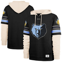 Memphis Grizzlies '47 Split Zone Cornerback Duo Hoodie Black - 47 brand