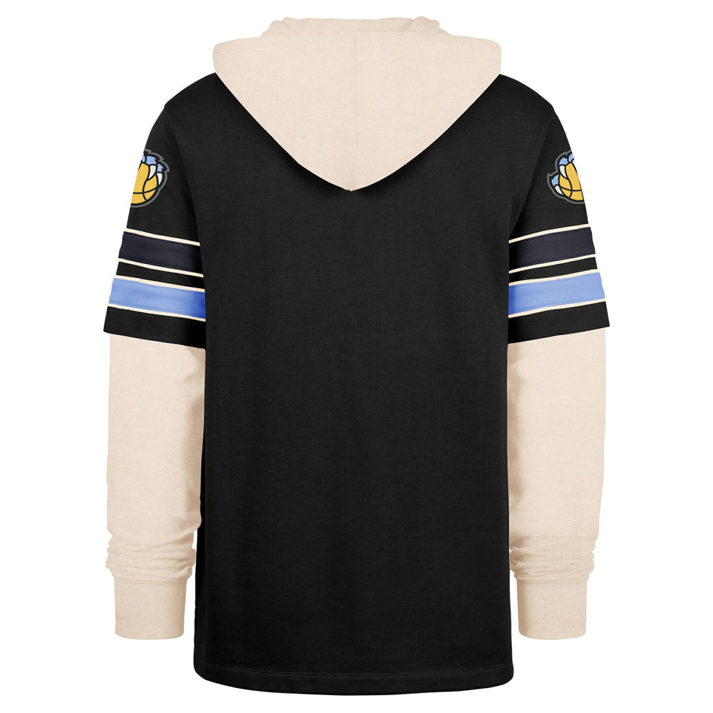 Memphis Grizzlies '47 Split Zone Cornerback Duo Hoodie Black - 47 brand