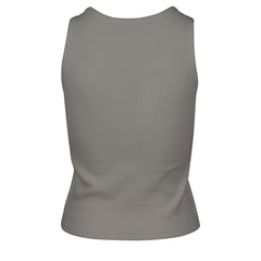 New York Knicks '47 Women's Cropped Skyhook Baby Rib Tank Gray - 47 brand