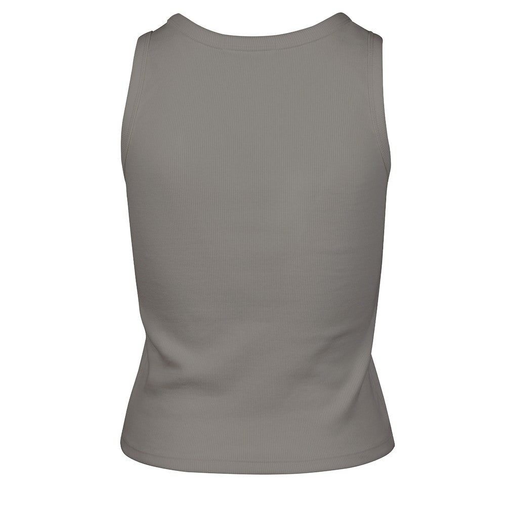 Philadelphia 76ers '47 Women's Cropped Skyhook Baby Rib Tank Gray - 47 brand