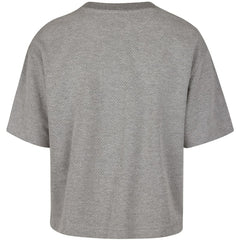Golden State Warriors '47 Women's Pivot Drop Needle Cropped T-Shirt Gray - 47 brand