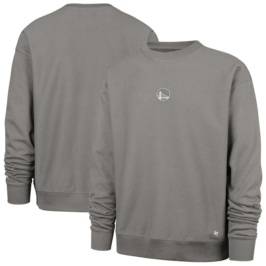 Golden State Warriors '47 Offside Foundation Crew Neck Sweatshirt Gray - 47 brand
