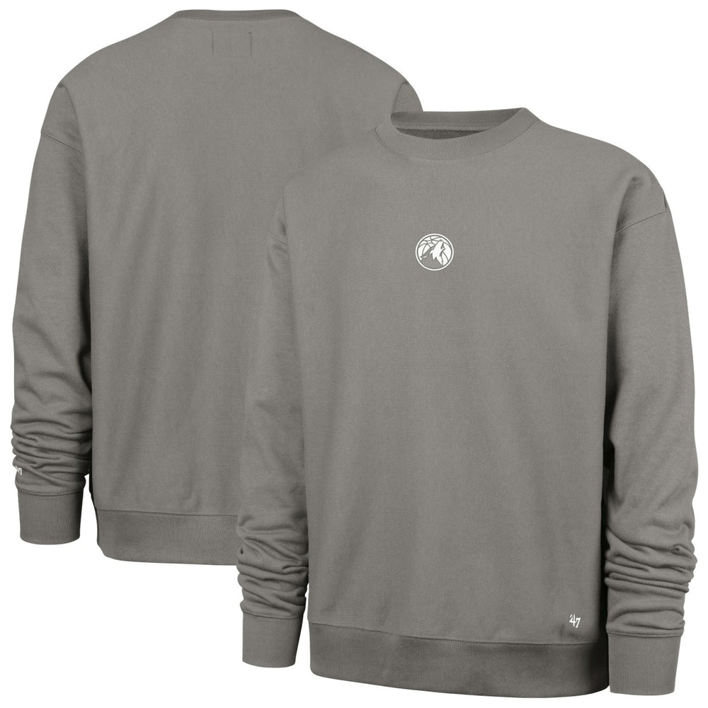 Minnesota Timberwolves '47 Offside Foundation Crew Neck Sweatshirt Gray - 47 brand