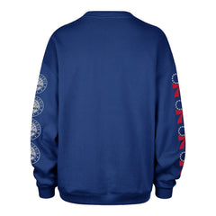 Philadelphia 76ers '47 Women's Go Big Oversized Sweatshirt Royal - 47 brand