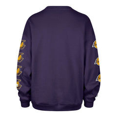 Los Angeles Lakers '47 Women's Go Big Oversized Sweatshirt Purple - 47 brand