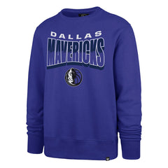 Dallas Mavericks '47 Unisex Brush By Headline Crewneck Sweatshirt Blue - 47 brand