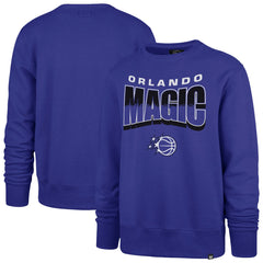 Orlando Magic '47 Unisex Brush By Headline Crewneck Sweatshirt Blue - 47 brand