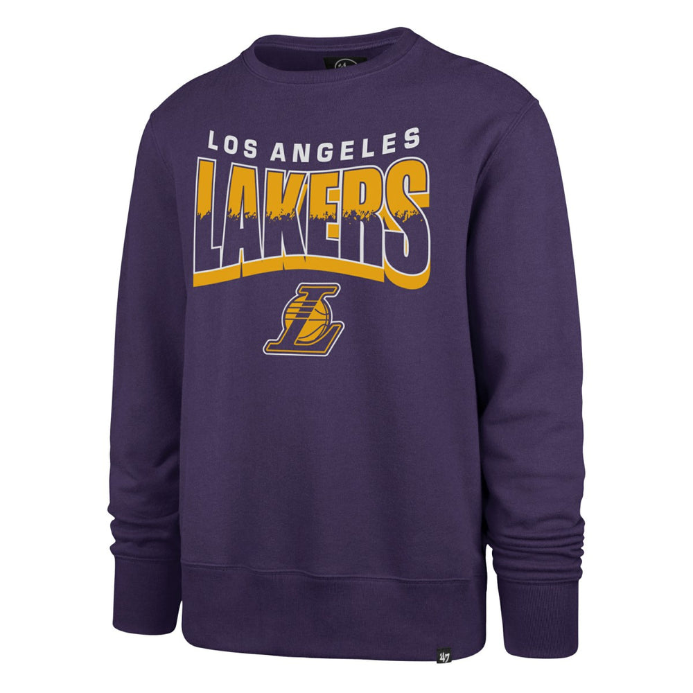 Los Angeles Lakers '47 Unisex Brush By Headline Crewneck Sweatshirt Purple - 47 brand