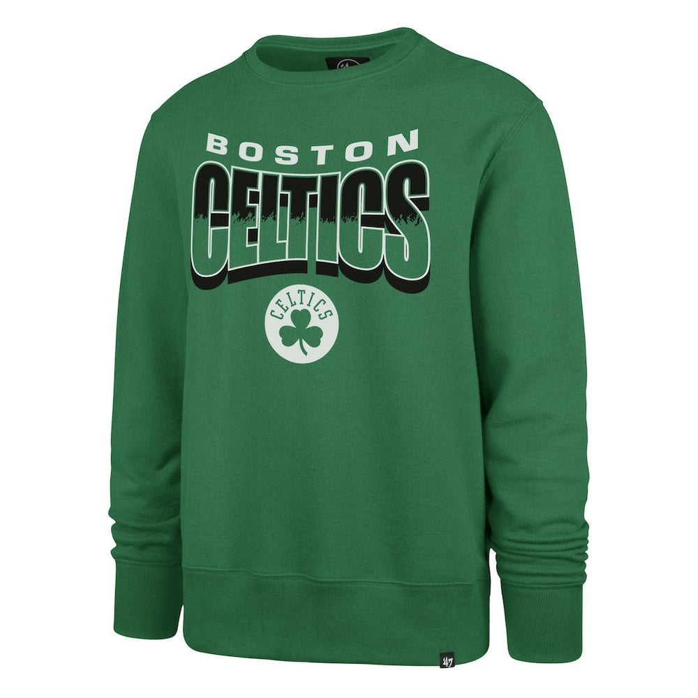 Boston Celtics '47 Unisex Brush By Headline Crewneck Sweatshirt Kelly Green - 47 brand