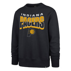 Indiana Pacers '47 Unisex Brush By Headline Crewneck Sweatshirt Navy - 47 brand
