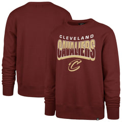 Cleveland Cavaliers '47 Unisex Brush By Headline Crewneck Sweatshirt Wine - 47 brand