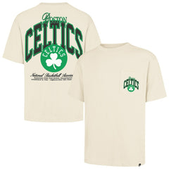 Boston Celtics '47 Unisex Crossover Collection Foundation Pocket T-Shirt Cream - 47 brand