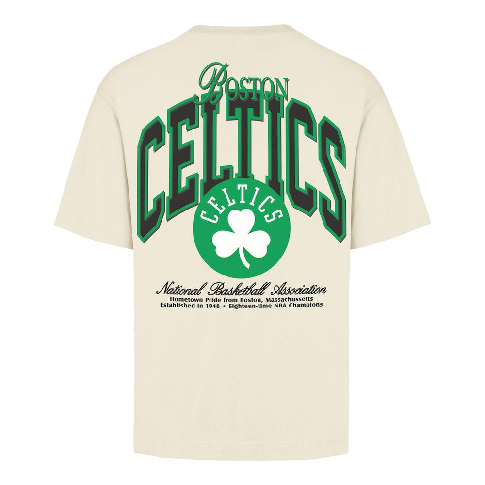 Boston Celtics '47 Unisex Crossover Collection Foundation Pocket T-Shirt Cream - 47 brand