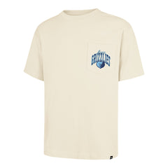 Memphis Grizzlies '47 Unisex Crossover Collection Foundation Pocket T-Shirt Cream - 47 brand